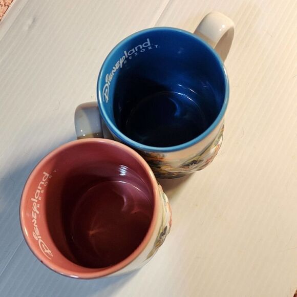 DISNEYLAND RESORT Disney Parks Original mom and dad 3D detail Coffee Mugs set 2 - Picture 13 of 16